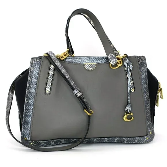 Coach ◆ 37130 Dreamer 36 in Colorblock Snakeskin Detail COACH 37130 Dreamer 36 in Colorblock Snakeskin Detail NWT | eBay